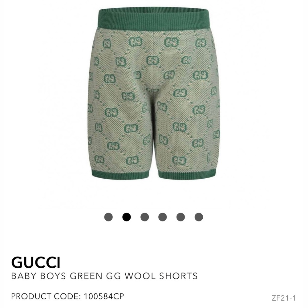 Gucci Baby Boy Wool Shorts